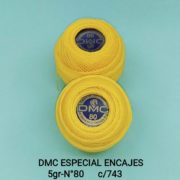 DMC ESPECIAL ENCAJES 5gr Nº80 c-743