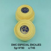 DMC ESPECIAL ENCAJES 5gr Nº80 c-745