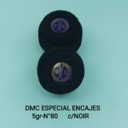 DMC ESPECIAL ENCAJES 5gr Nº80 c-NOIR